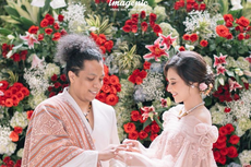 Ada Karangan Bunga dari Luhut di Pernikahan Arie Kriting dan Indah Permatasari 