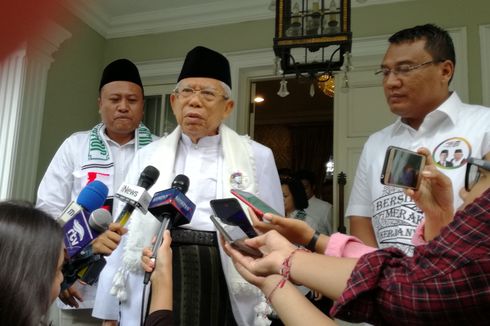 Ma'ruf Amin Tanggapi Sindiran Prabowo soal Program Kartu-kartu Jokowi