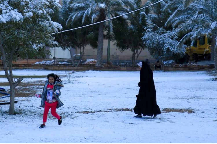 Salju di Kota Baghdad
