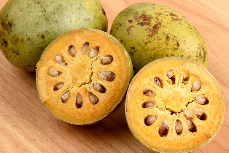 Ilustrasi buah maja.