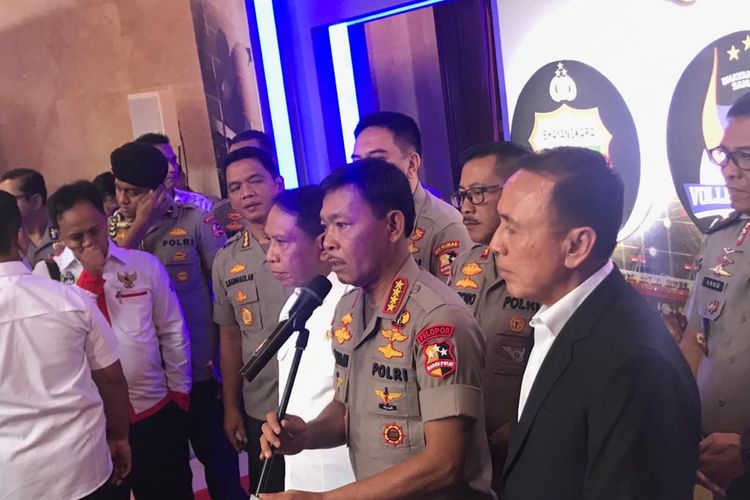 Kapolri Jenderal (Pol) Idham Azis di PTIK, Jakarta Selatan, Senin (24/2/2020).