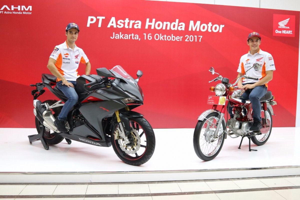 Dani Pedrosa dan Marc Marquez Kunjungi Pabrik AHM di Sunter