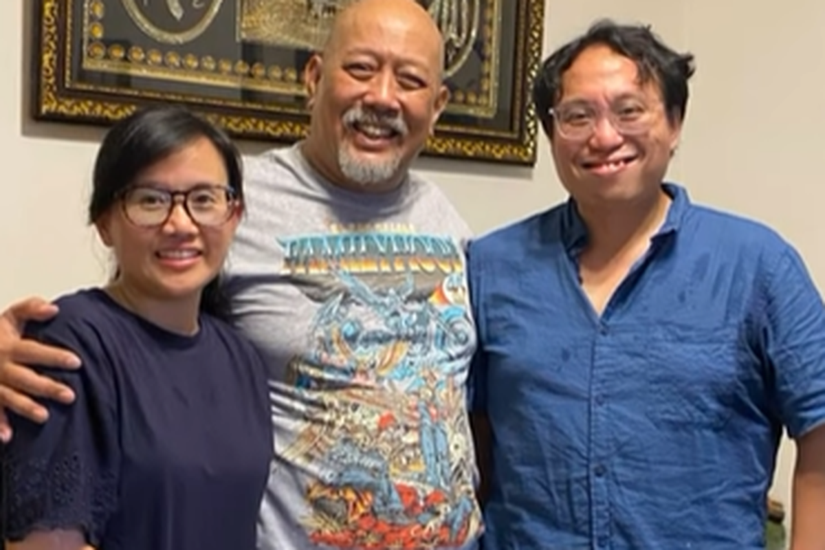 Indro Warkop dan putra mendiang Dono