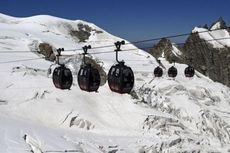 110 Orang Terperangkap di Kereta Gantung Setinggi 3,8 Km di Mont Blanc