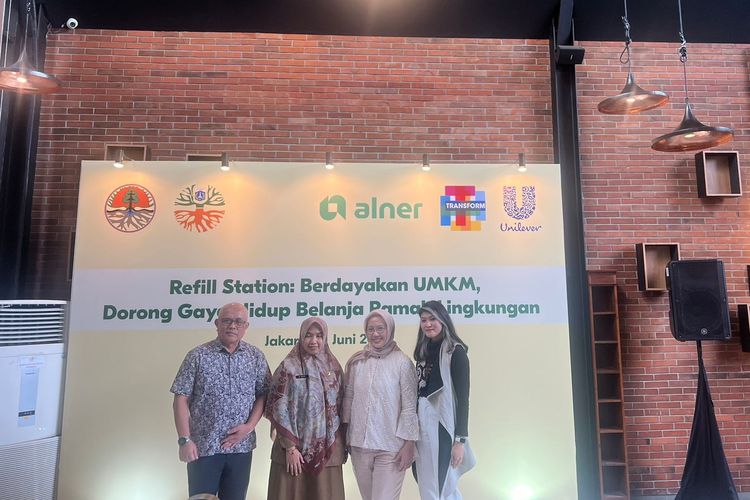 Konferensi pers Unilever Indonesia dan Alner, Selasa (11/6/2024).