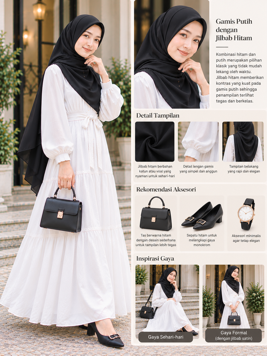 Hitam, Menciptakan Kontras yang Elegan.