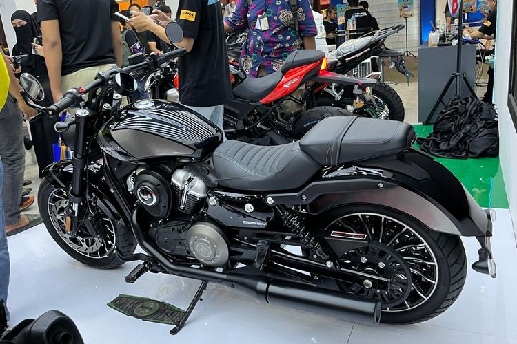 Model andalan di ajang PRJ 2025 adalah Morbidelli C252V, motor cruiser dengan banderol Rp 66,9 juta off the road.