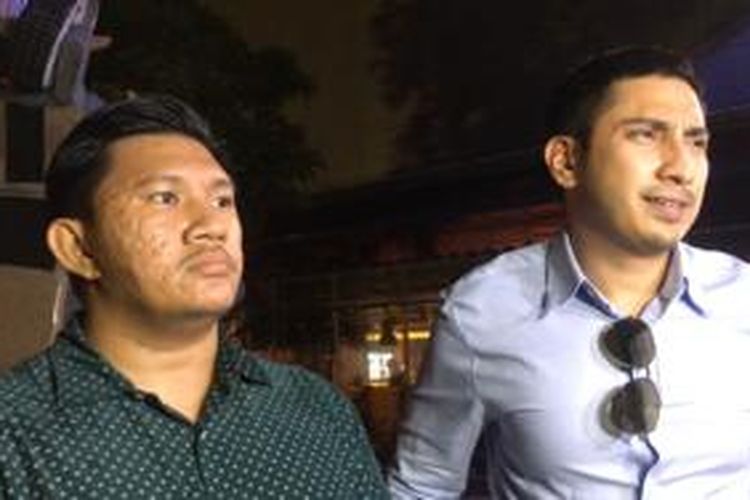 Machi Achmad dan Lukman Azhari saat ditemui di kawasan Kebayoran Baru, Jakarta Selatan, Jumat (13/3/2020).