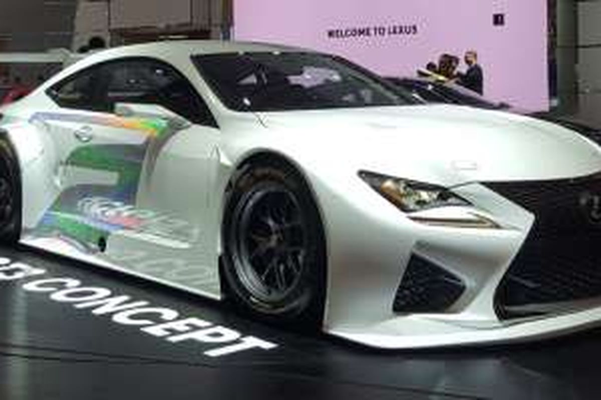 Lexus RC F GT3, konsep mobil sport masa depan dengan teknologi fuel cell.