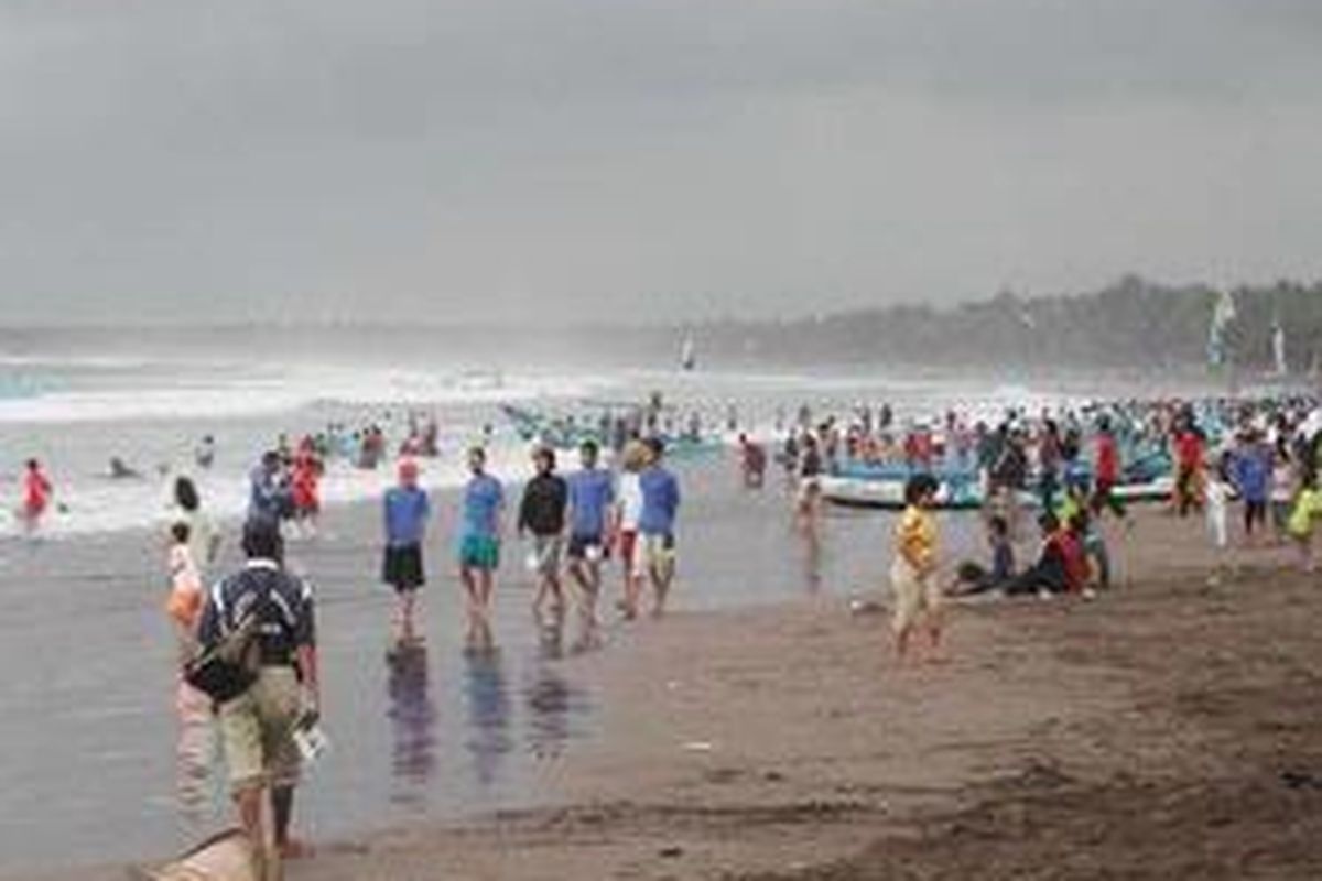 Pantai Pangandaran di Kabupaten Ciamis, Jawa Barat.
