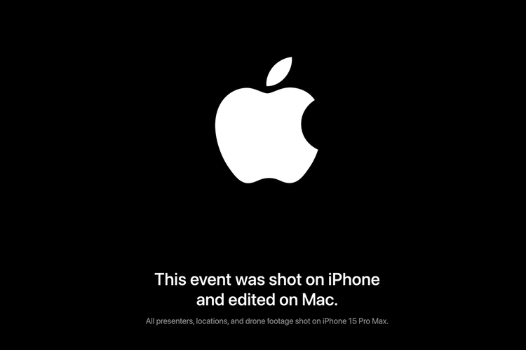 Apple Event Scary Fast yang disebut direkam sepenuhnya menggunakan iPhone 15 Pro Max.