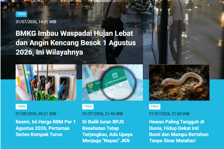 [POPULER TREN] Wilayah Hujan Lebat Hari Ini | AS Beri Rp 1,8 Miliar Lulusan Asing yang Ingin Tinggal