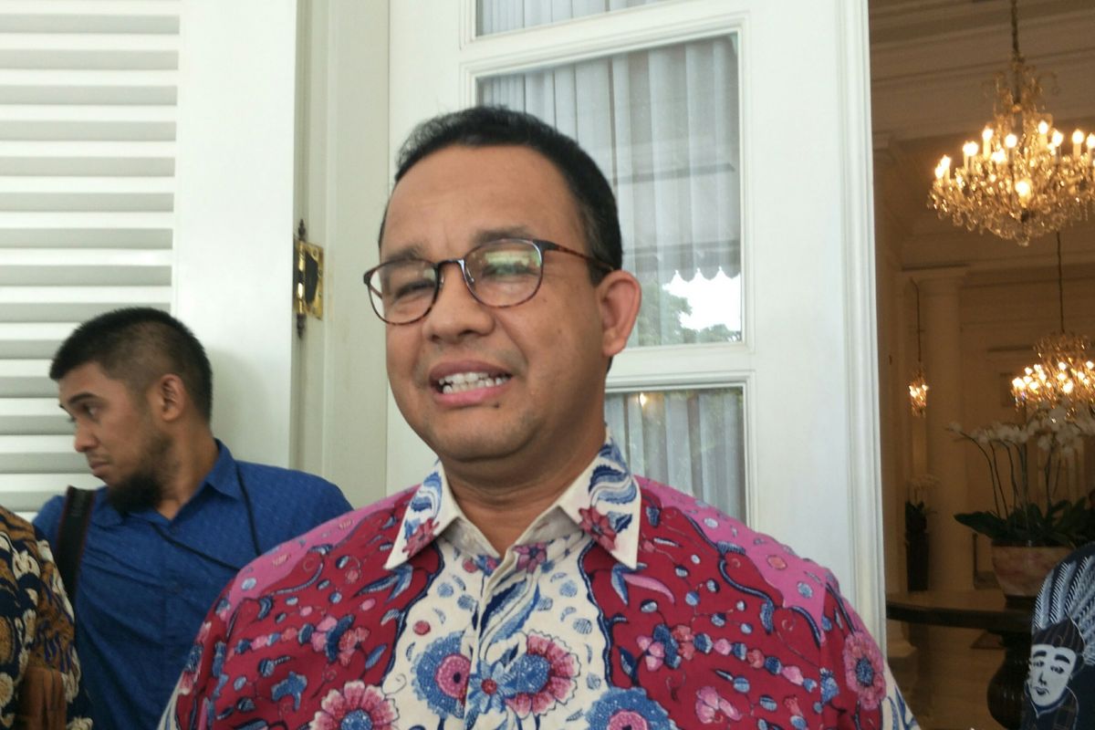 Gubernur DKI Jakarta Anies Baswedan di Balai Kota DKI Jakarta, Kamis (9/1/2020).