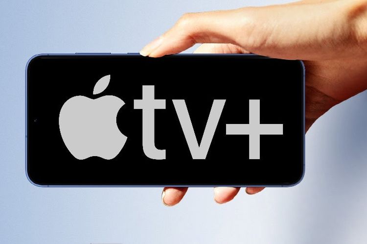 Ilustrasi Apple TV+ di perangkat Android.