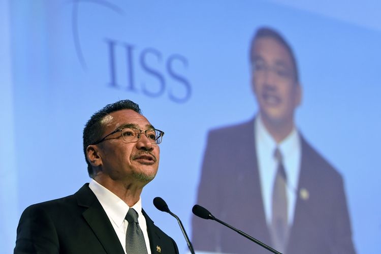 Mantan Menteri Pertahanan Malaysia Hishammuddin Hussein. (AFP/Roslan Rahman)
