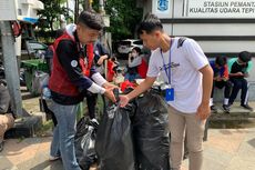 Pasukan Operasi Semut Kumpulkan 60,5 Kg Sampah di Area CFD Kawasan Bundaran HI