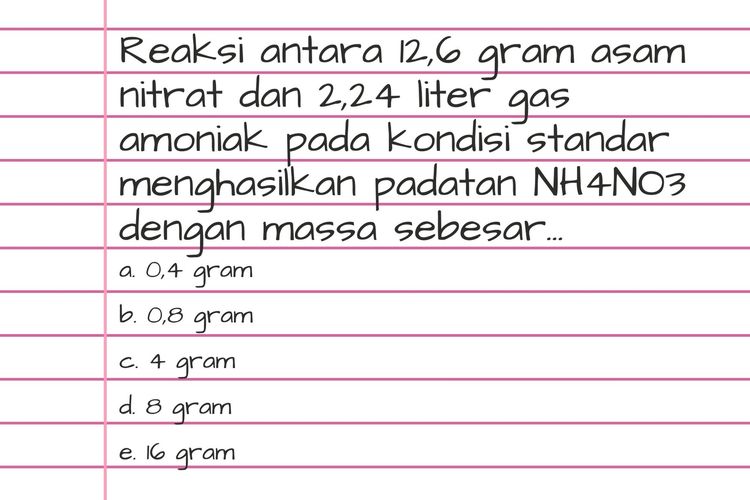 Seimbang persamaan kimia Tulis sepuluh