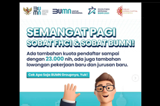 Pendaftaran Rekrutmen Bersama BUMN 2023 Ditutup Hari Ini, Cek Lowongan Kerja yang Masih Tersedia dan Sisa Kuotanya!