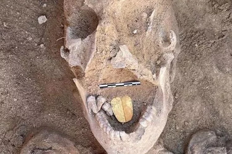 Peneliti temukan mumi dengan lidah emas di Mesir yang usianya diperkirakan sekitar 2.000 tahun. 