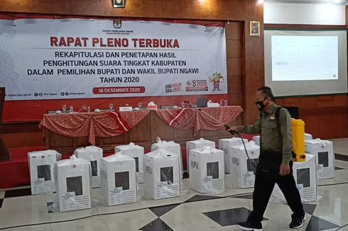 Rekapitulasi Pilkada Ngawi: Ony-Riyanto Raup 94,42 Persen Suara, Kotak Kosong 5,58 Persen