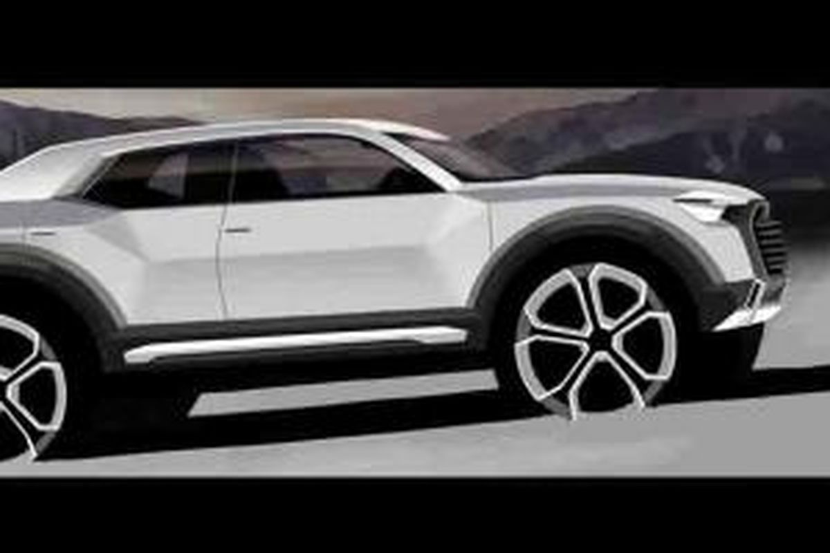 Gambar penggoda Audi Q1.