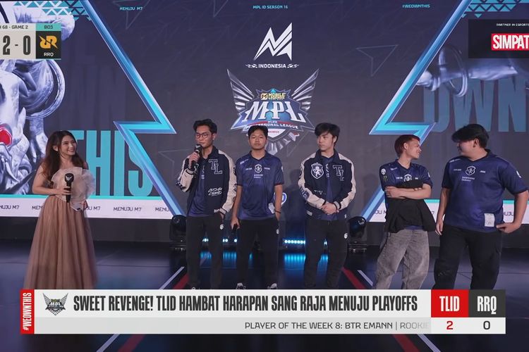 Team Liquid ID jadi juru kunci klasemen.