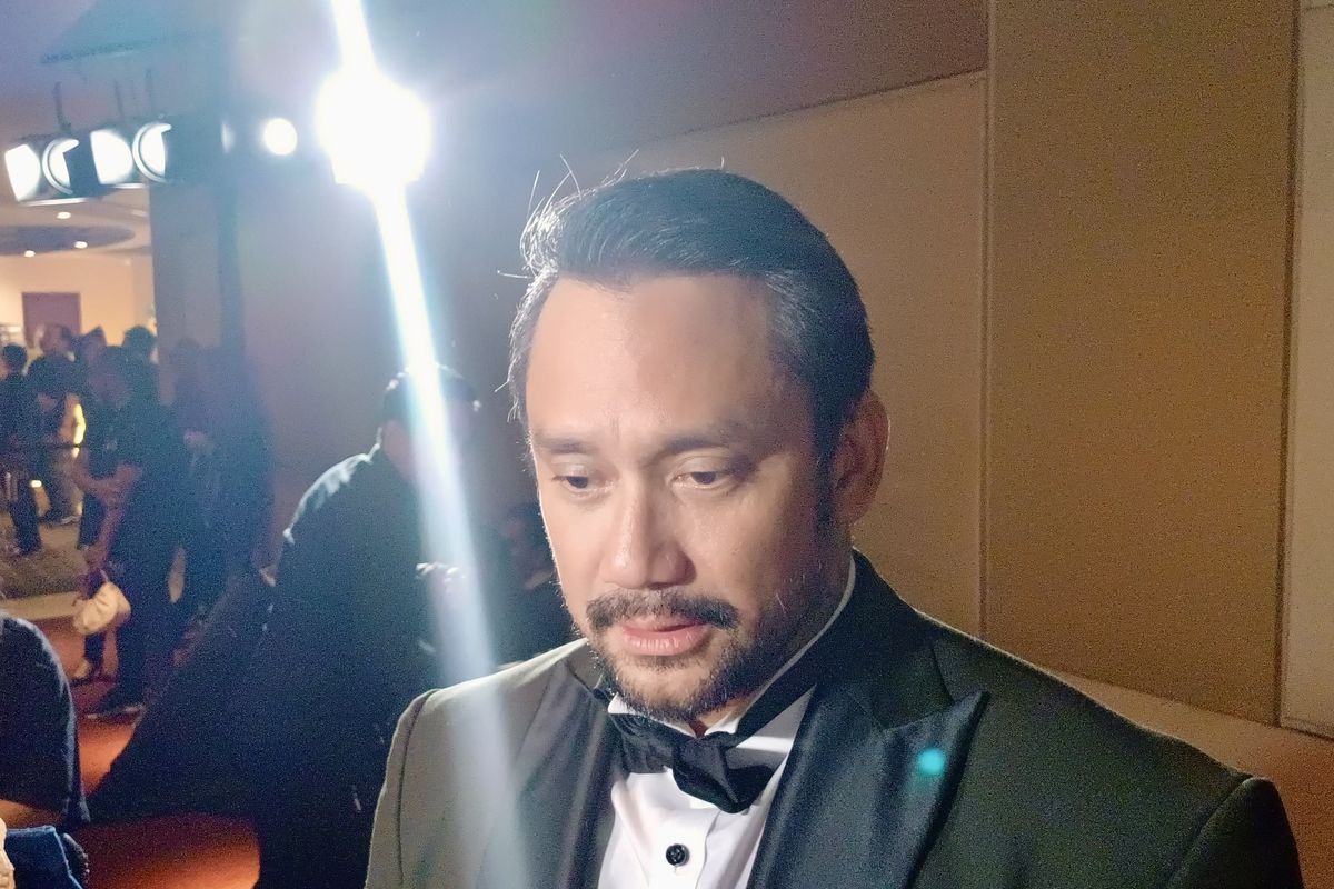 Tora Sudiro saat ditemui di acara Gala Premiere Film Kang Mak from Pee Mak di daerah Thamrin, Jakarta Pusat, baru-baru ini. 