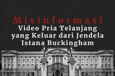 INFOGRAFIK: Misinformasi, Pria Telanjang Keluar dari Jendela Istana Buckingham