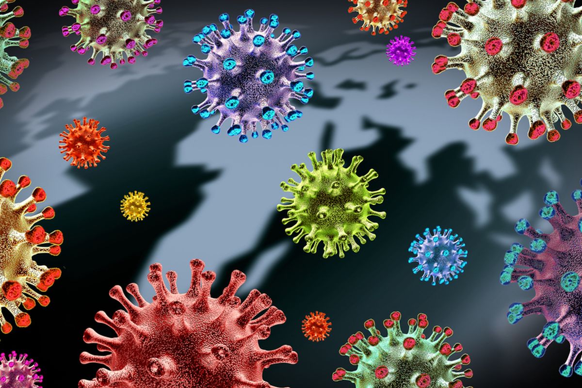 Ilustrasi mutasi virus corona. Studi menemukan, virus corona telah bermutasi lebih dari 6.600 kali dan tidak semua varian virus corona ini bisa memicu gelombang baru.