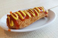 Resep Corndog Sosis, Pakai Bonggol Jagung