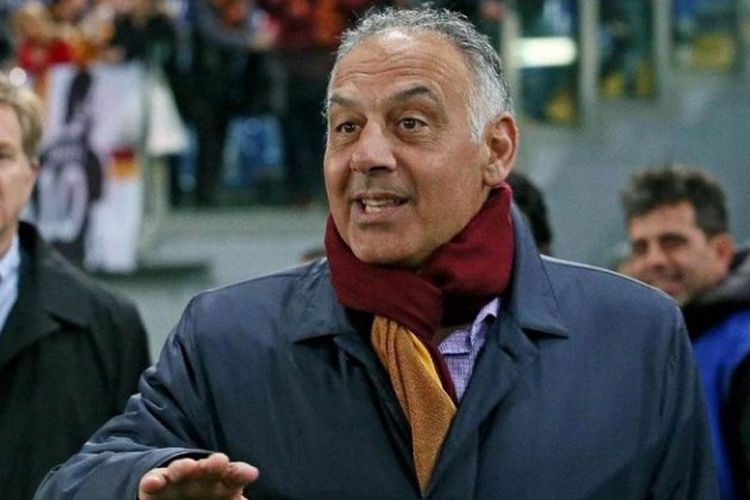 Presiden AS Roma, James Pallotta, Kamis (2/5/2019)