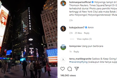 Giliran Wajah Hotman Paris Muncul di Times Square New York, Ada Apa?