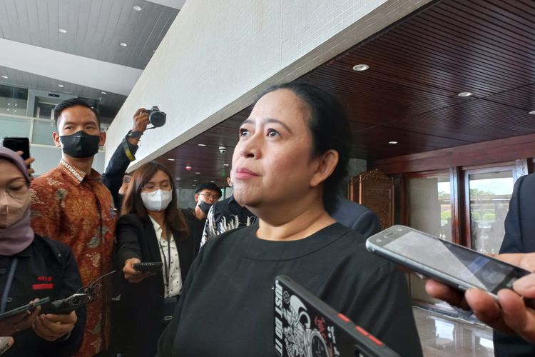 Ketua DPP PDI-P Puan Maharani saat ditemui di Gedung DPR, Senayan, Jakarta Pusat, Selasa (4/4/2023). 