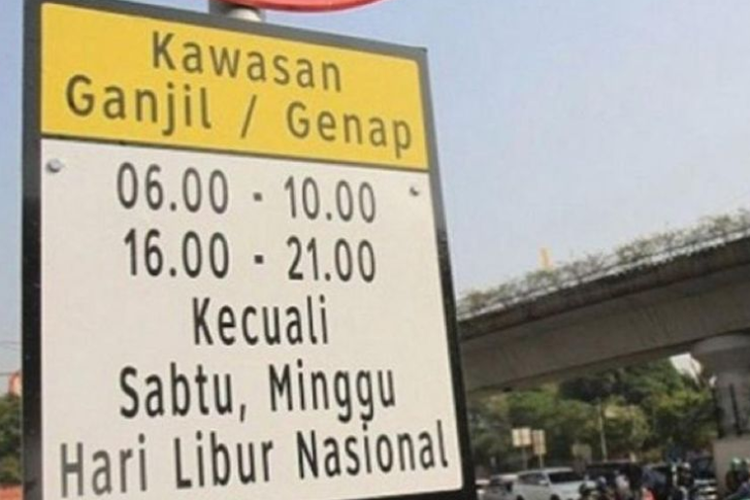 Informasi ganjil genap Jakarta hari ini