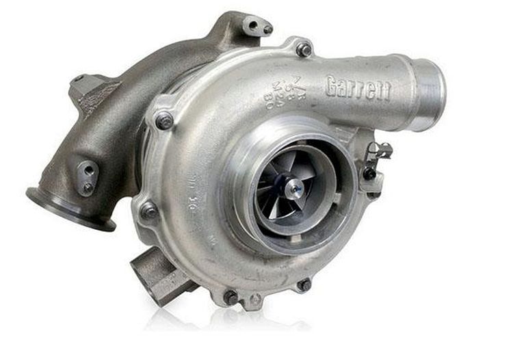 Ilustrasi turbocharger mesin diesel.