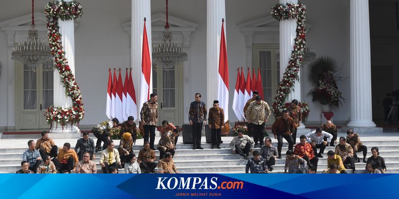 Infografik Susunan Kabinet Indonesia Maju 2019 2024