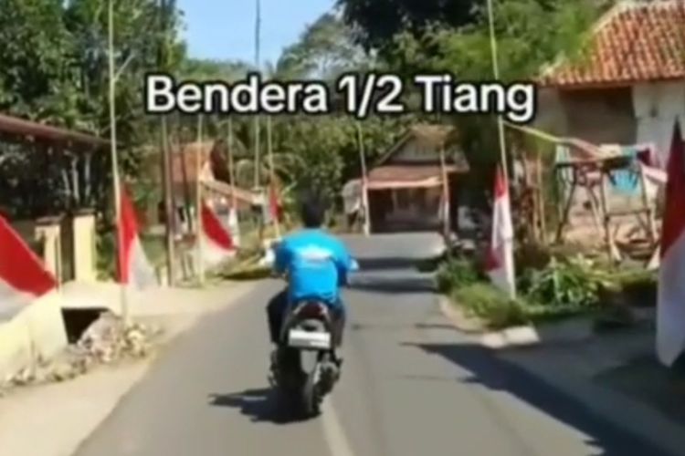 Viral Deretan Bendera Setengah Tiang di Tasikmalaya: Dikira Berkabung, Ternyata Belum Selesai Dipasang
