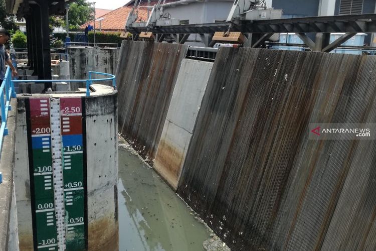 Pintu Air Pasar Ikan, Penjaringan, Jakarta Utara. 