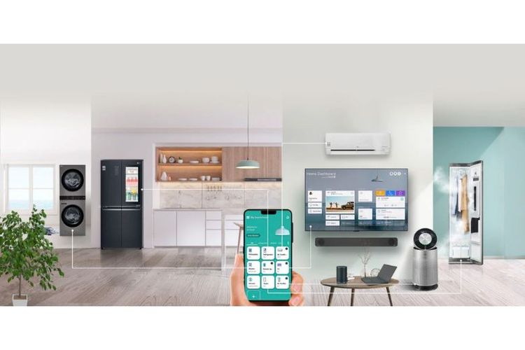 IIlustrasi smart home. 

