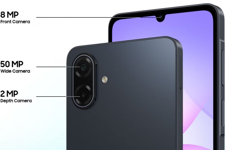 Kamera di Samsung Galaxy A07 5G.