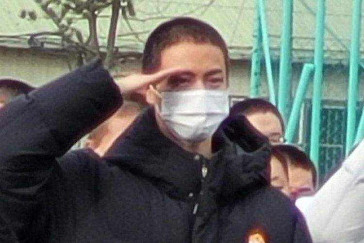 Foto Jin BTS di Tempat Latihan Militer