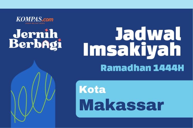 Ilustrasi jadwal imsakiyah di Makassar, Sulawesi Selatan, hari ini.