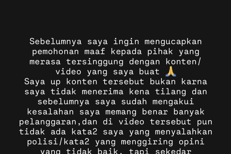 Viral Pengendara Motor Minta 