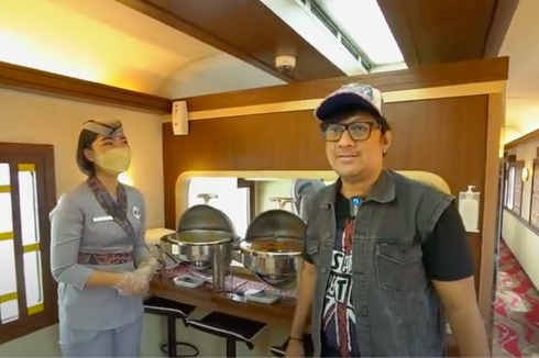 Berlibur ke Yogyakarta, Andre Taulany Sewa Satu Gerbong Kereta Api Mewah