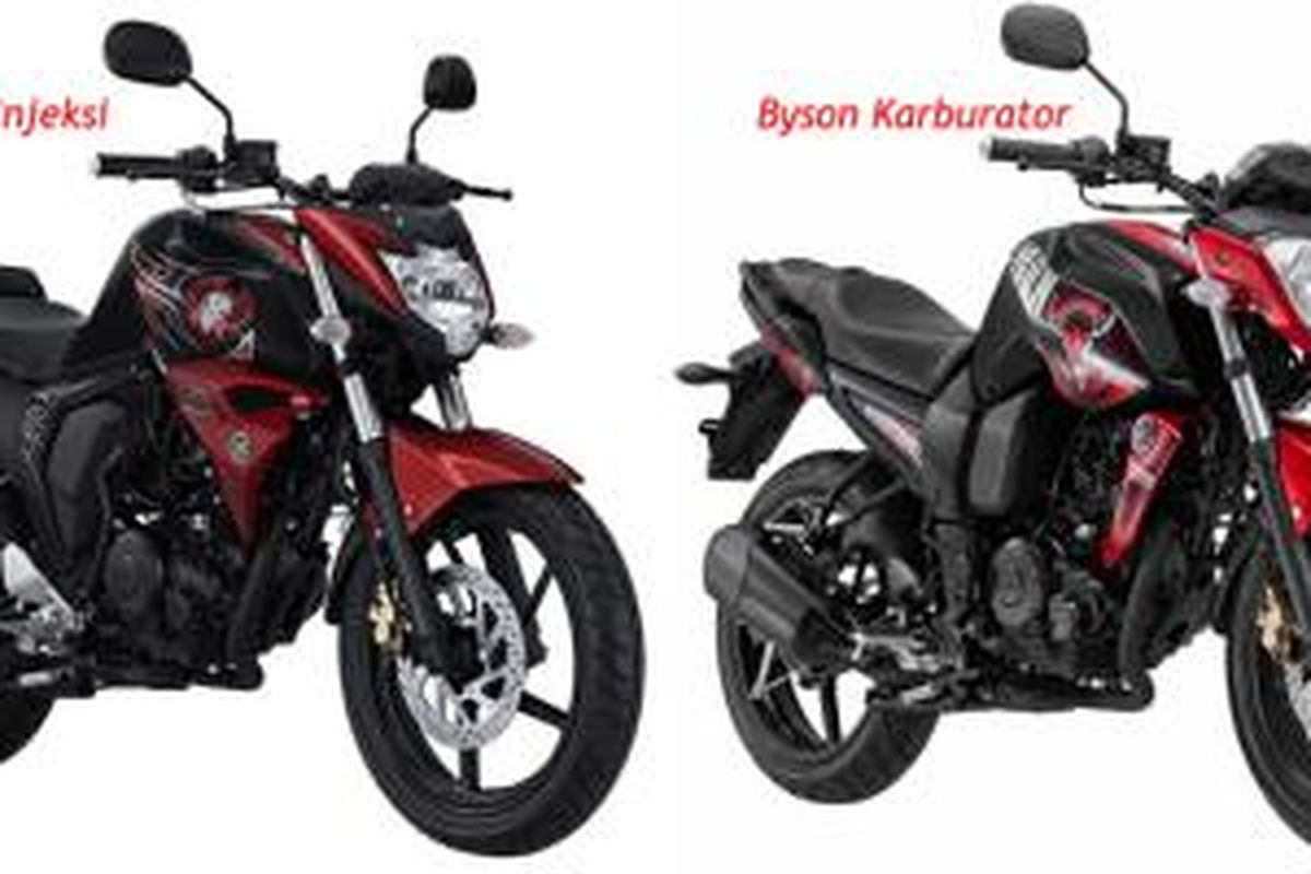 Yamaha Byson terbaru (kiri) dan Yamaha Byson lama, cukup banyak perbedaannya.