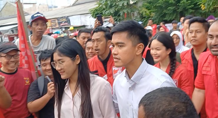Blusukan di Jakarta, Kaesang: Intinya Mau Cari Suara Sebanyak Mungkin