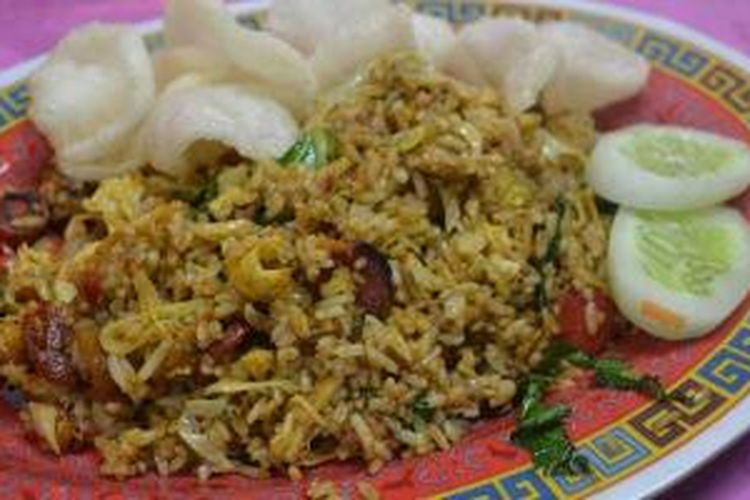 Nasi goreng gila di Jalan Sabang, Jakpus.