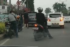 Video Percobaan Curanmor di Tepi Jalan Viral di Medsos