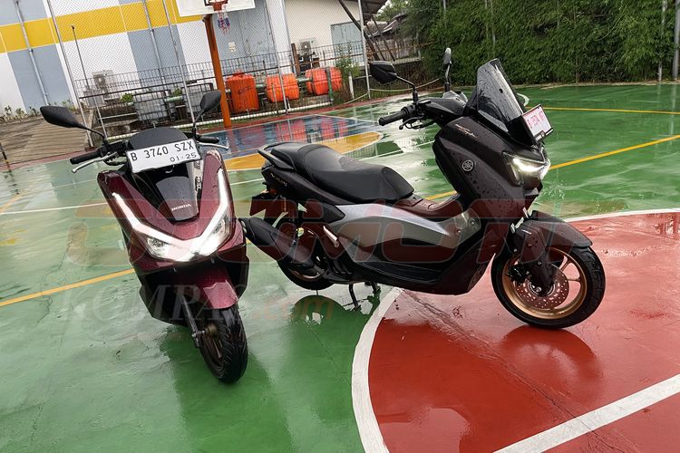 Komparasi New Honda PCX 160 dan Yamaha NMAX Turbo