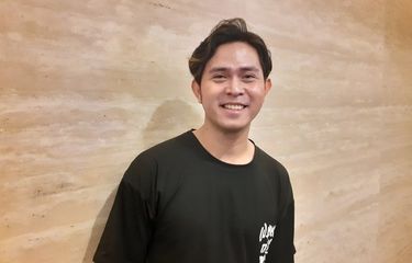Cakra Khan  saat ditemui di kawasan Kebon Jeruk, Jakarta Barat, Senin (20/1/2020).